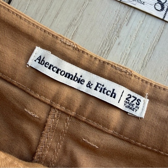 Abercrombie & Fitch Tan Wide-Leg Women’s Pants Size: 27 - Picture 3 of 8